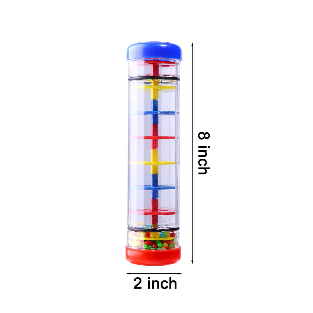 TDOCK Rainmaker rain stick in action, colorful beads and calm raindrop tones