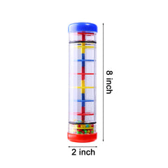 TDOCK Rainmaker rain stick in action, colorful beads and calm raindrop tones