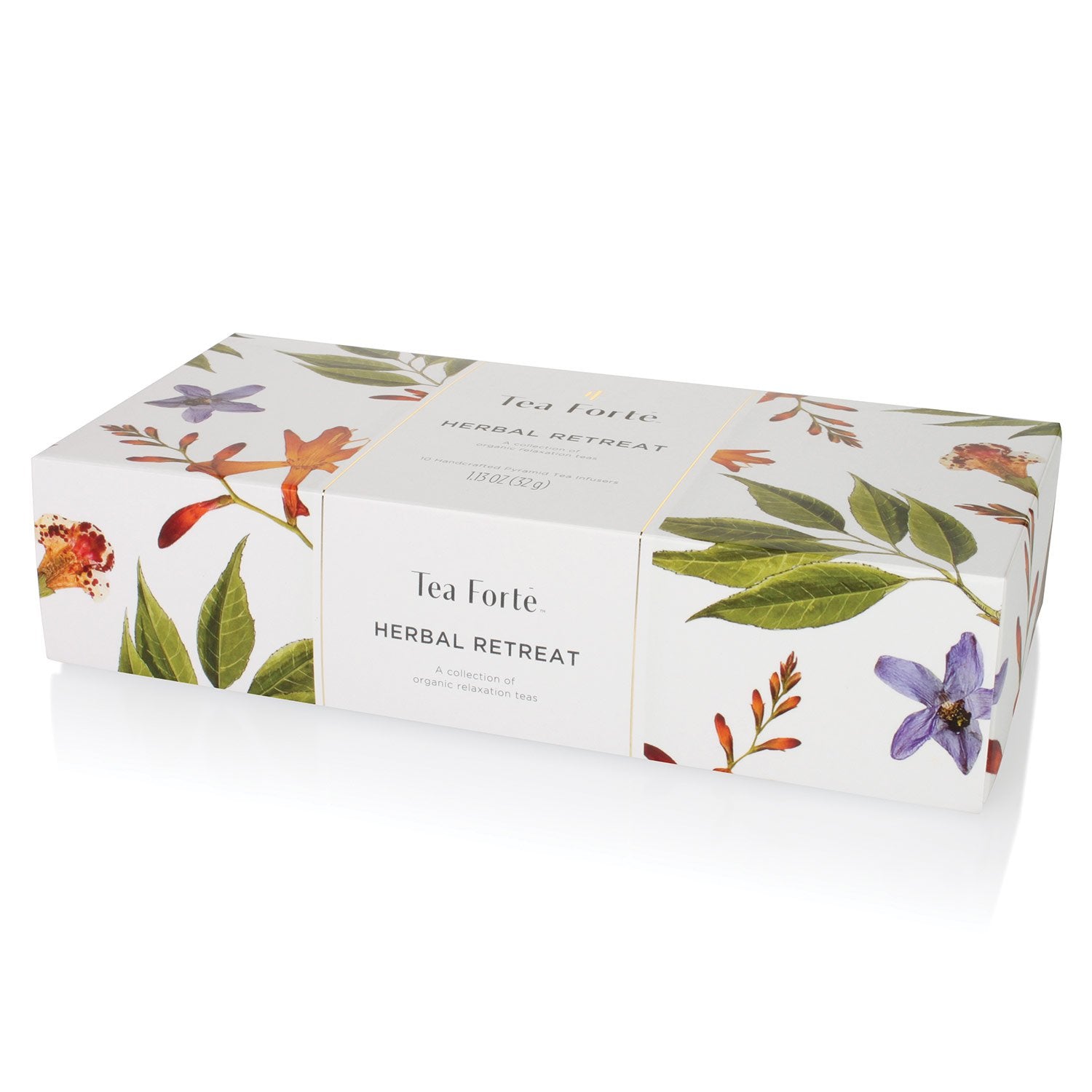 Tea Forte Blueberry Merlot infusion pyramid tea bag rich with berry notes