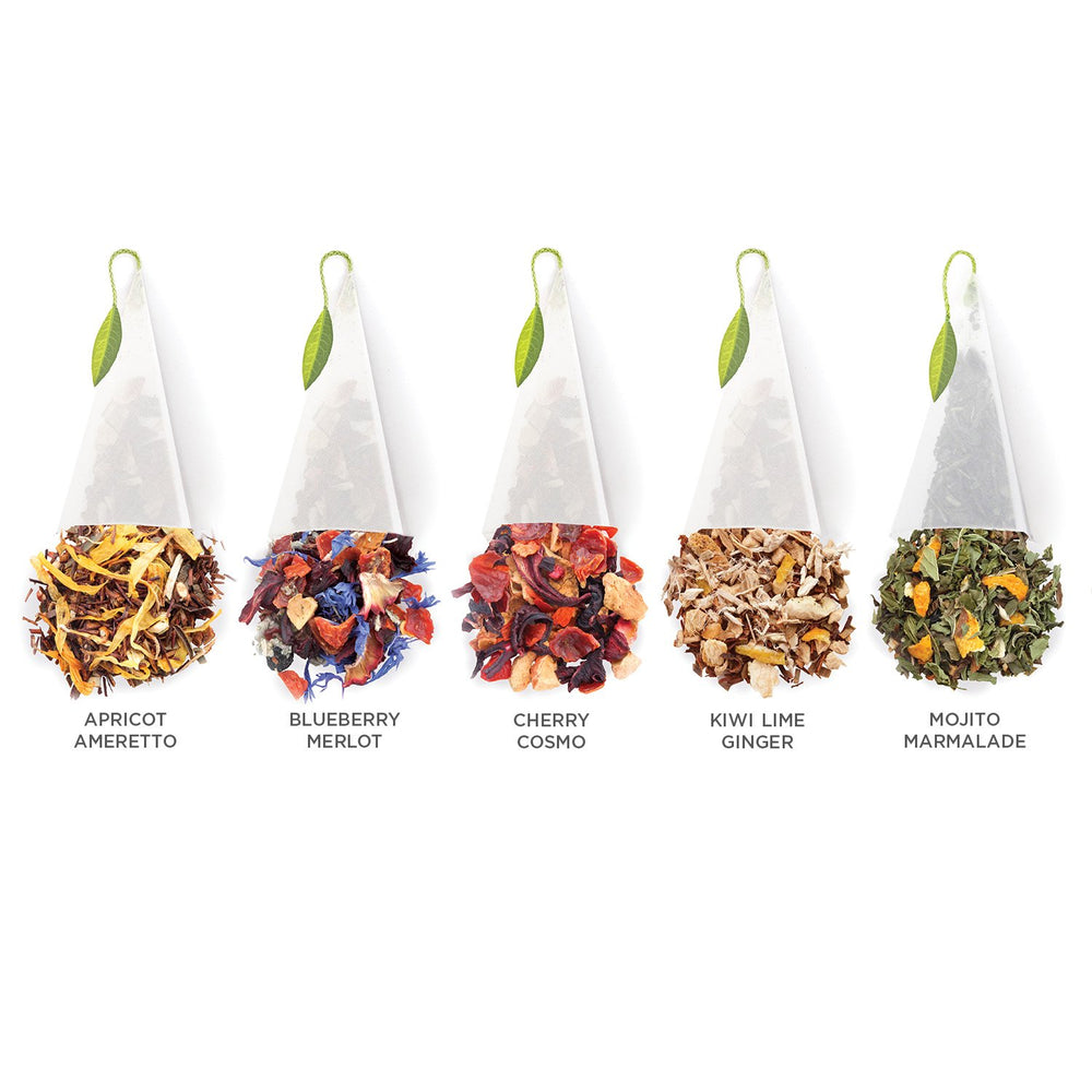Tea Forte Kiwi Ginger Lime infusion pyramid tea bag tropical zest and warmth