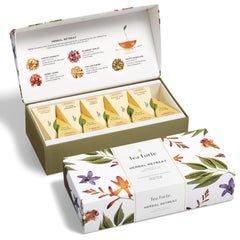 Tea Forte petite presentation box with ten pyramid infusers, ideal for gifting