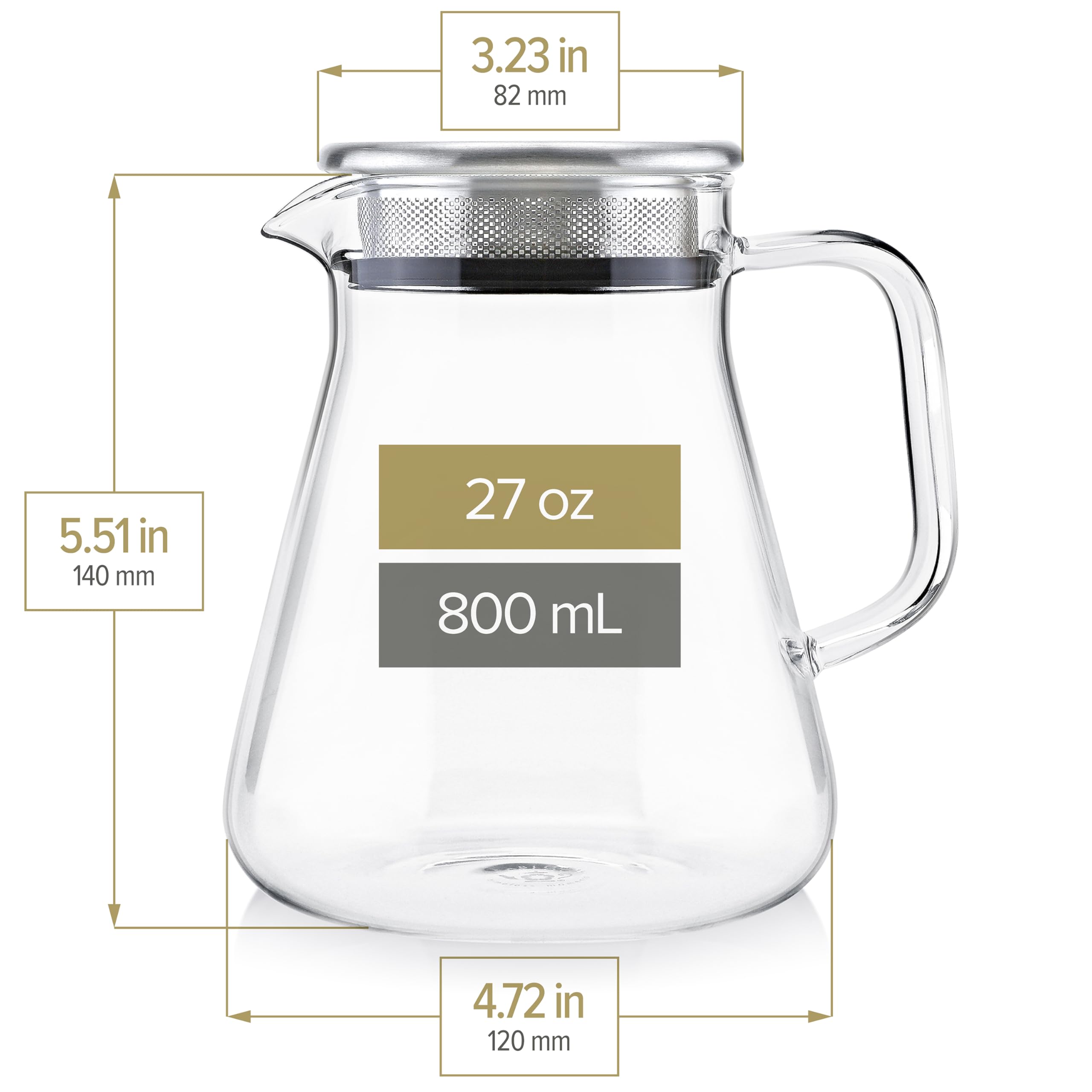 Teabloom non-porous glass preserves aroma during infusion