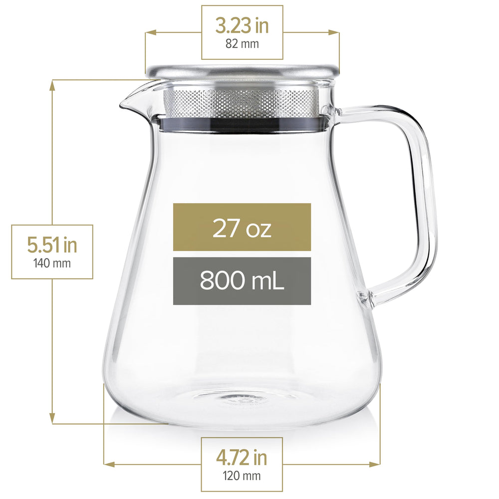 Teabloom non-porous glass preserves aroma during infusion