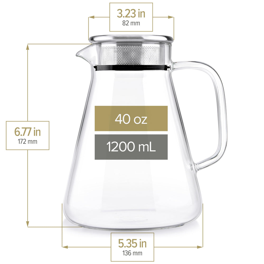 Teabloom silicone ring ensures a secure lid during serving.