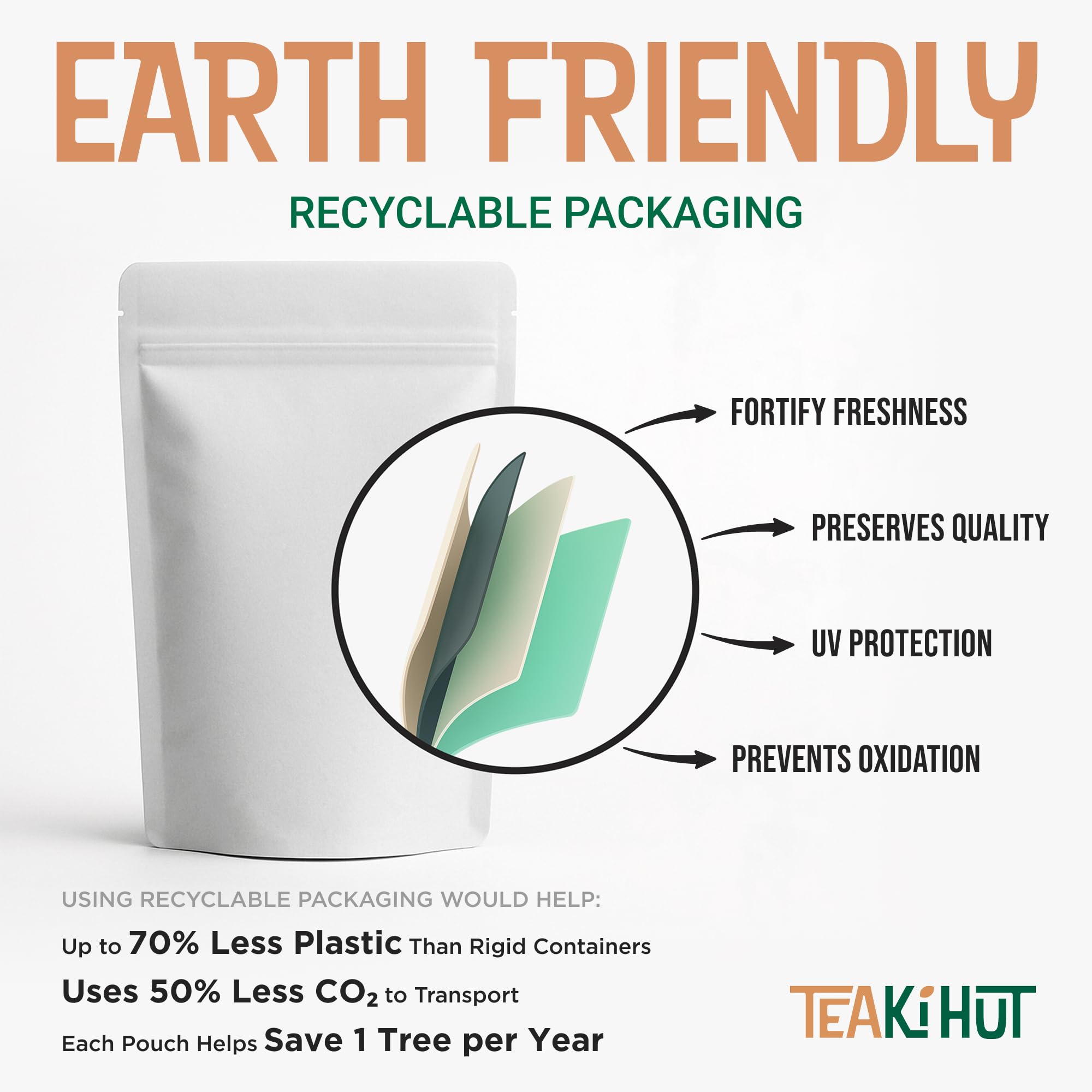 TEAki Hut on-the-go packaging provides convenient sweetness during travel and work