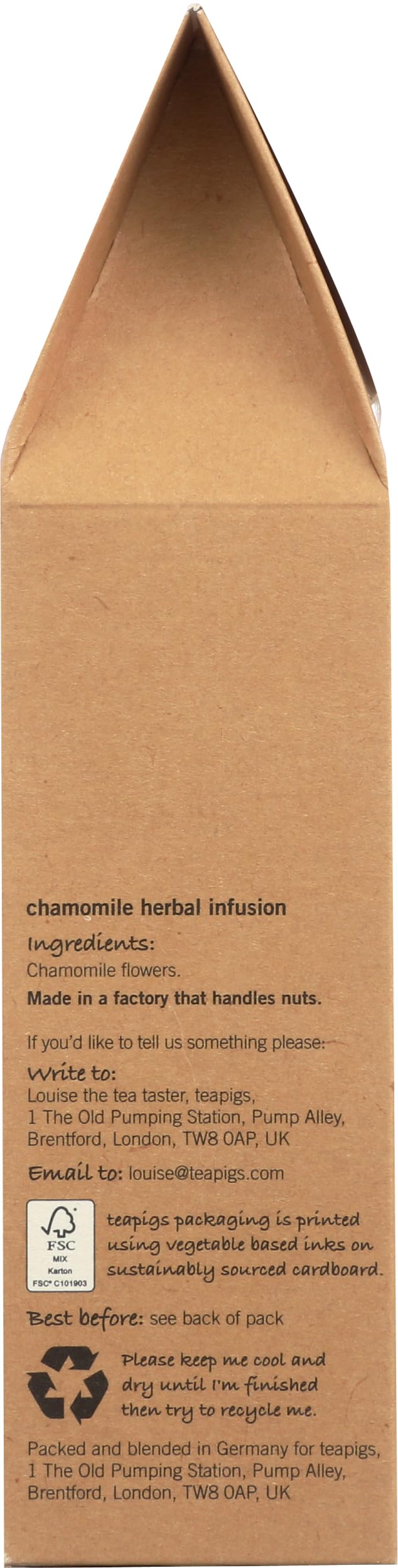 teapigs Chamomile Flowers Tea mug-relaxation image suggesting a soothing ritual