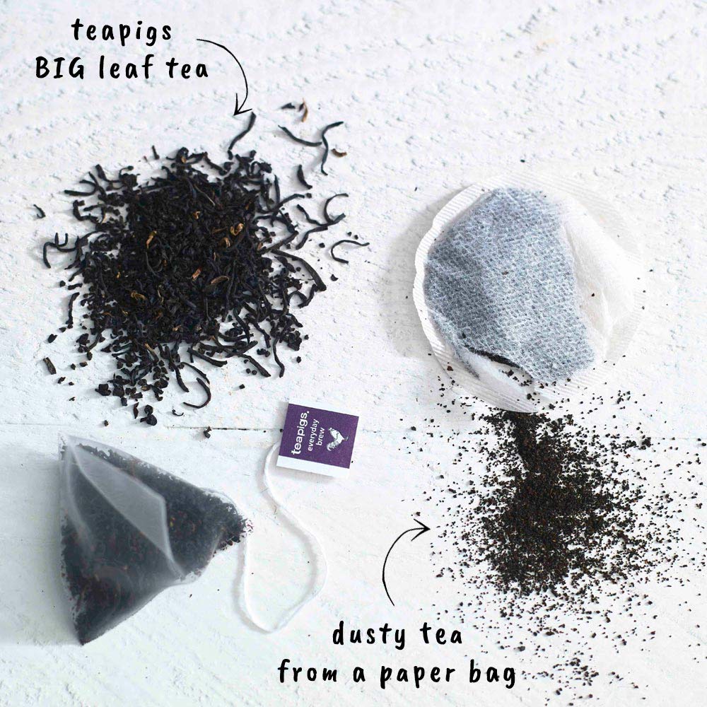 teapigs whole-leaf black tea bags for rich flavor