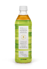 Teas' Tea Unsweetened Pure Green Tea in a glass with clear color and aroma