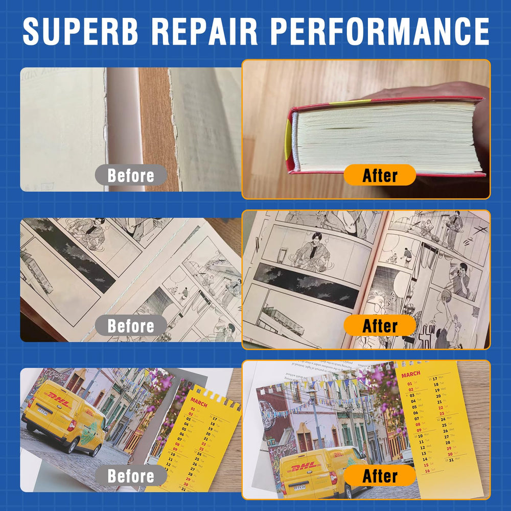 TEAWOO invisible tape rolls for edge masking and reinforcement