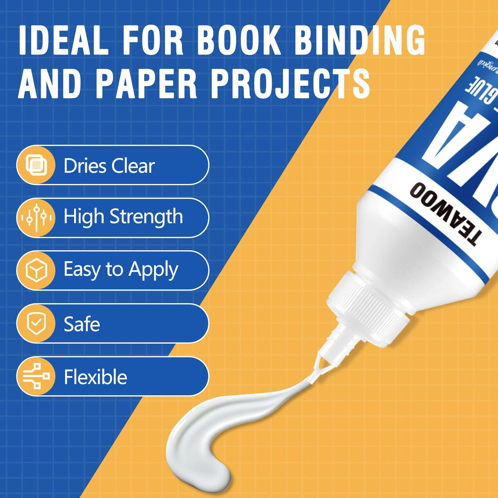 TEAWOO silicone brush for controlled glue application on bindings