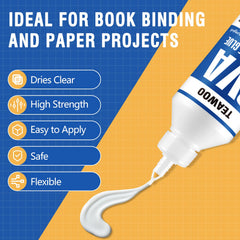 TEAWOO silicone brush for controlled glue application on bindings