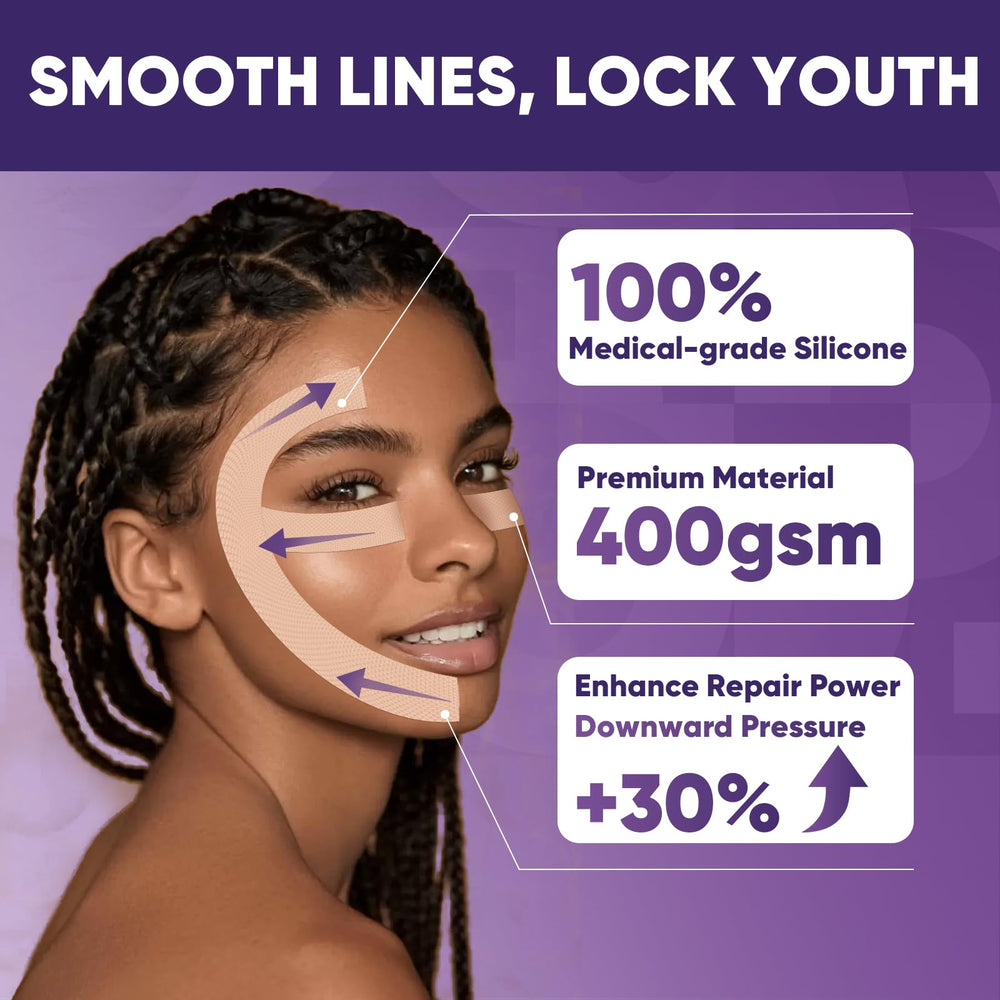 TEAWOO cut-to-fit tape for wrinkle or scar coverage.