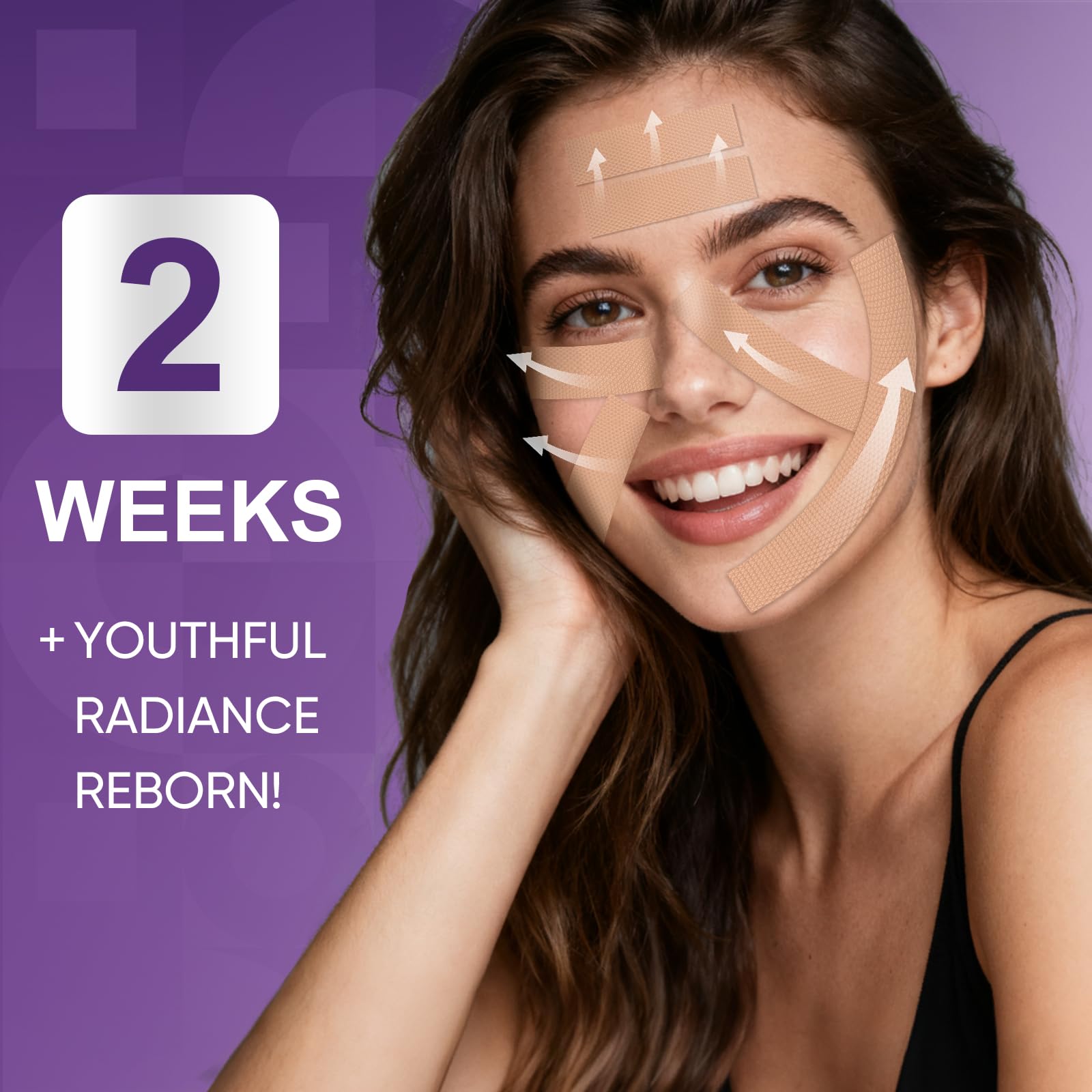 TEAWOO silicone tape nearly invisible under makeup for daily wear.