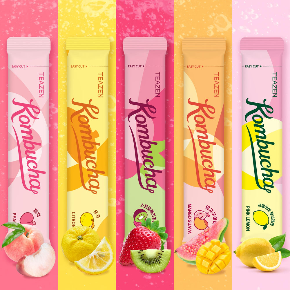 TEAZEN citron sticks with Korean yuzu, a bright citrus sip