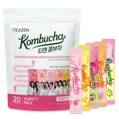 TEAZEN Sunset Bliss 20-stick pack for on-the-go hydration