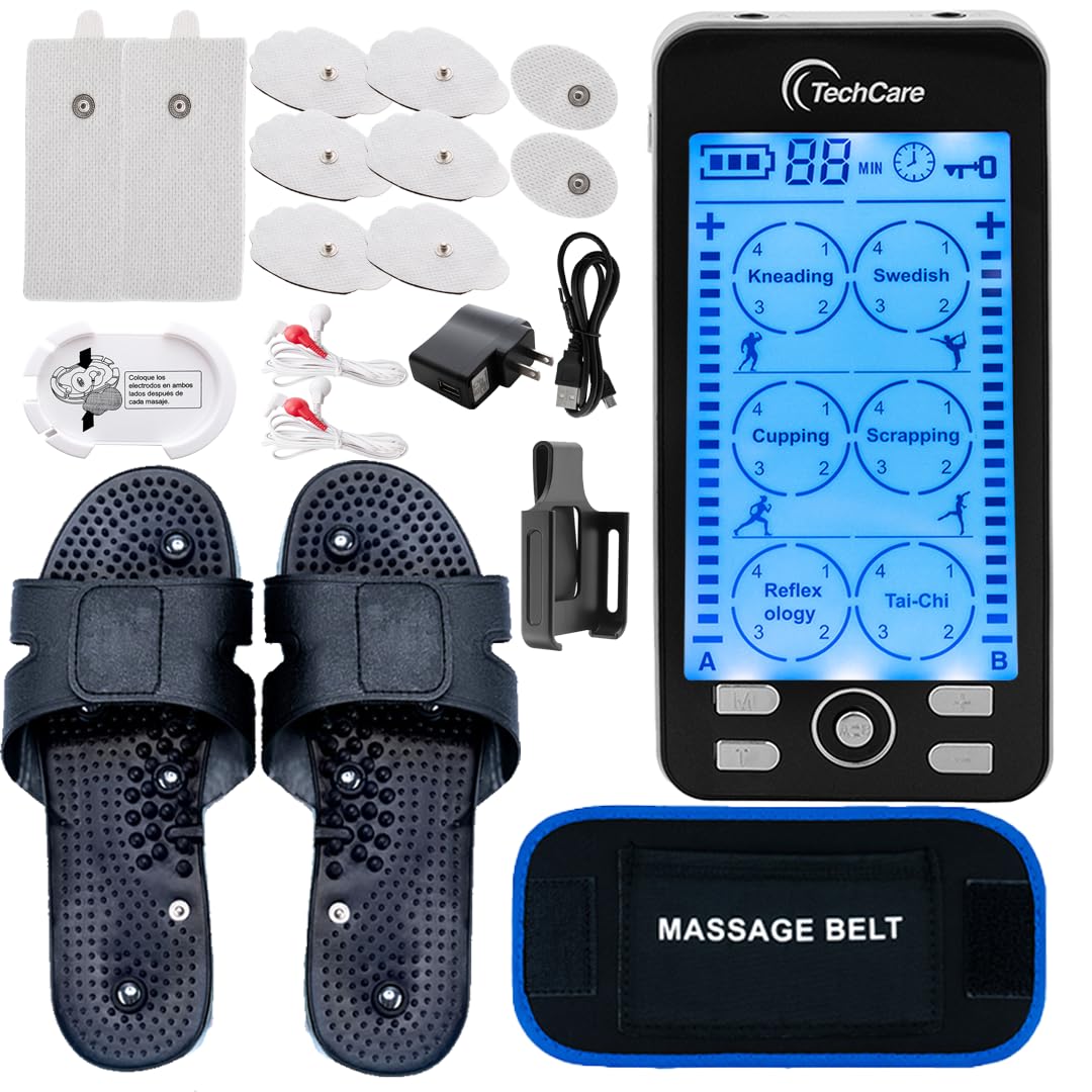 TechCare Plus 24-mode device shown for customizable multi-mode therapy