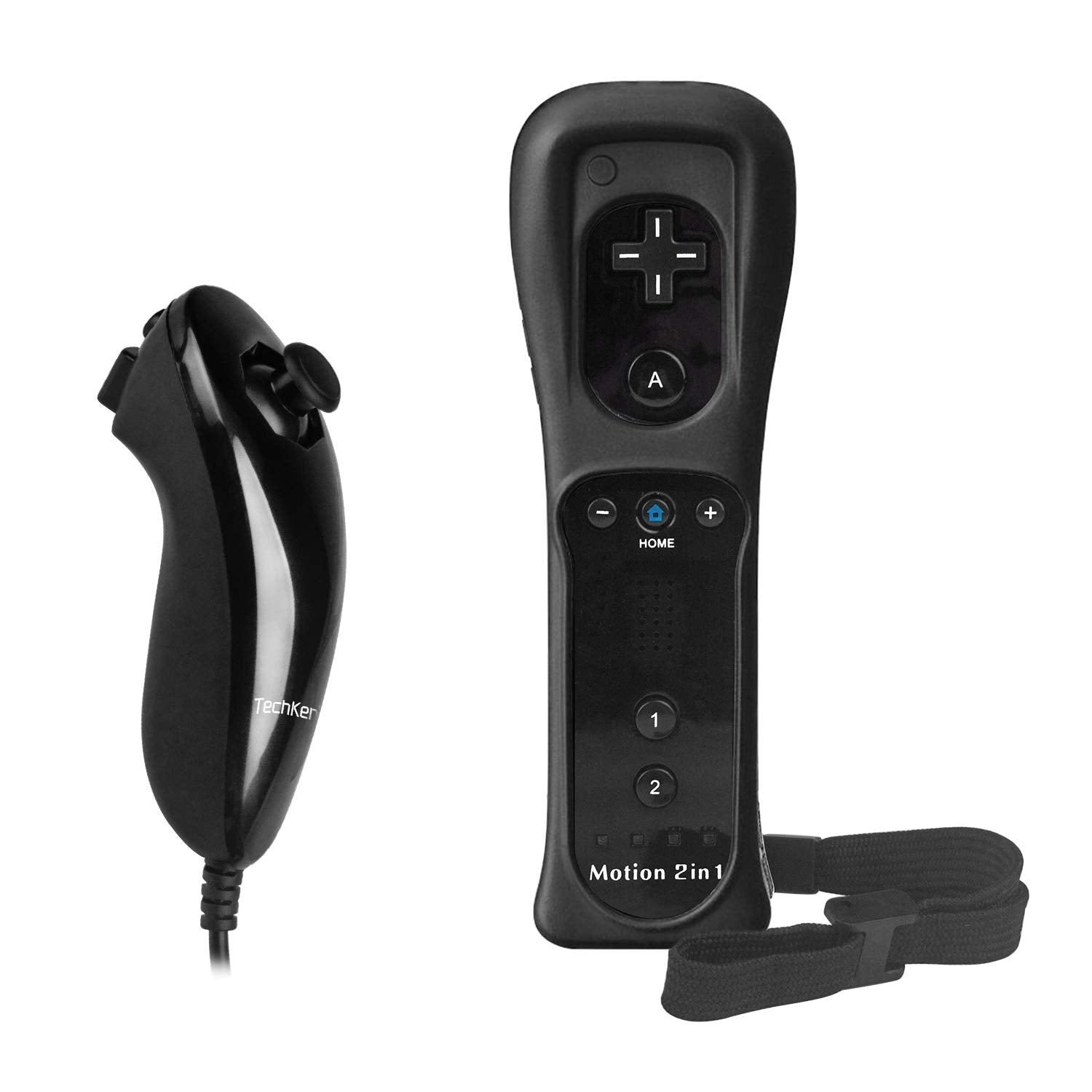 TechKen sync steps illustration demonstrating quick pairing with Wii console