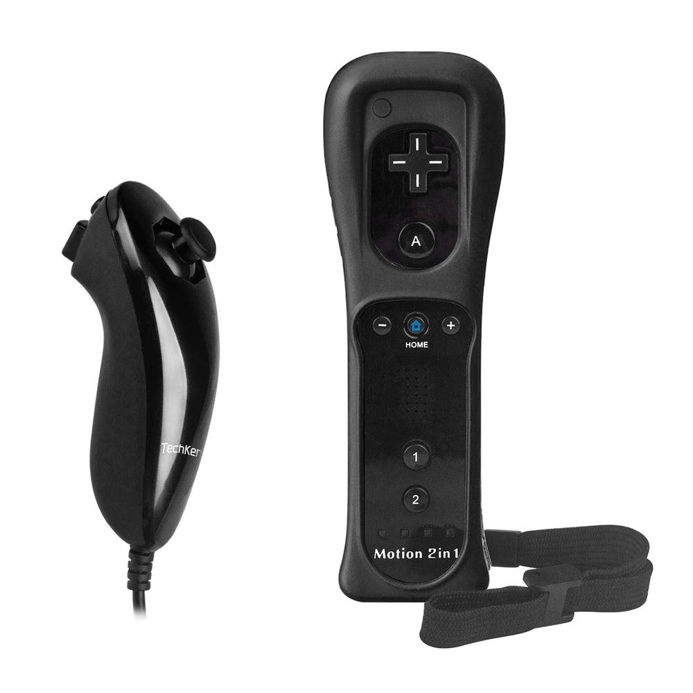 TechKen sync steps illustration demonstrating quick pairing with Wii console