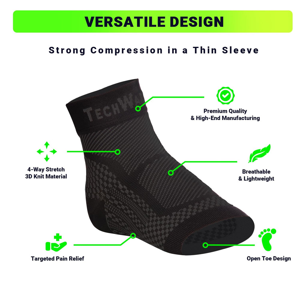TechWare Pro compression sleeve eases joint strain during chores and walking