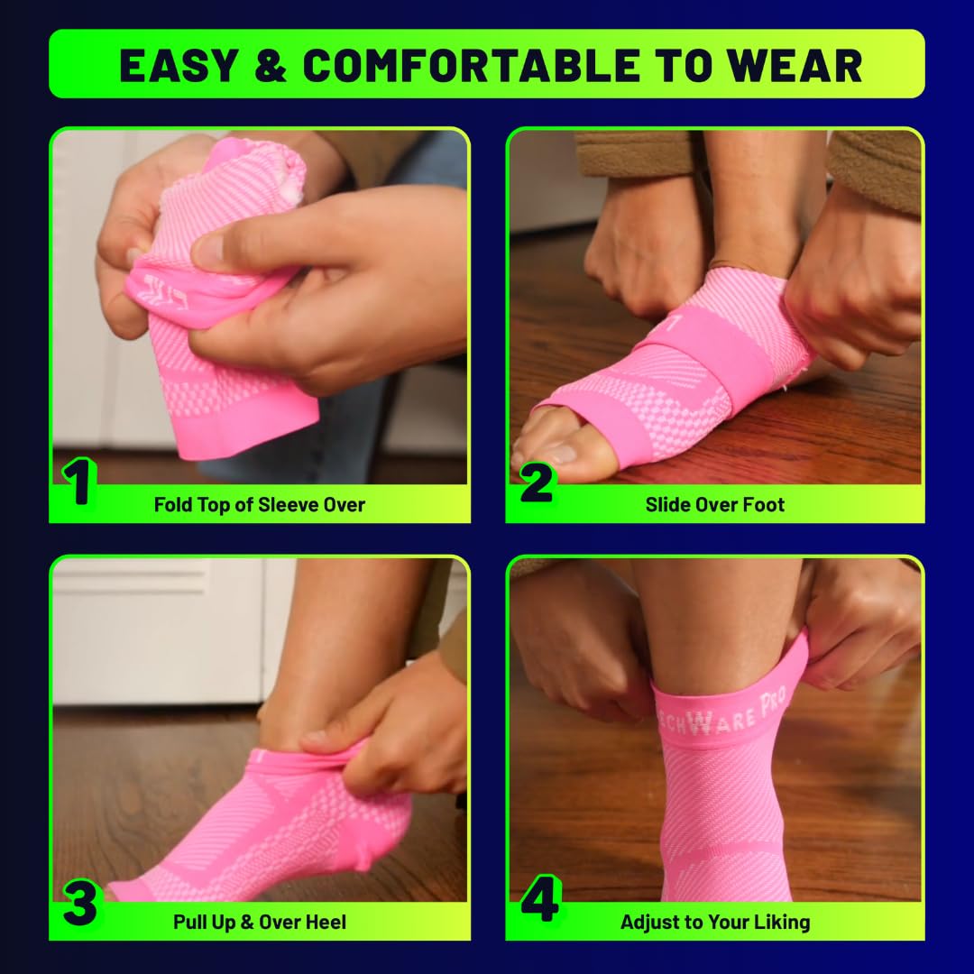 TechWare Pro slim design fits under socks without bulk
