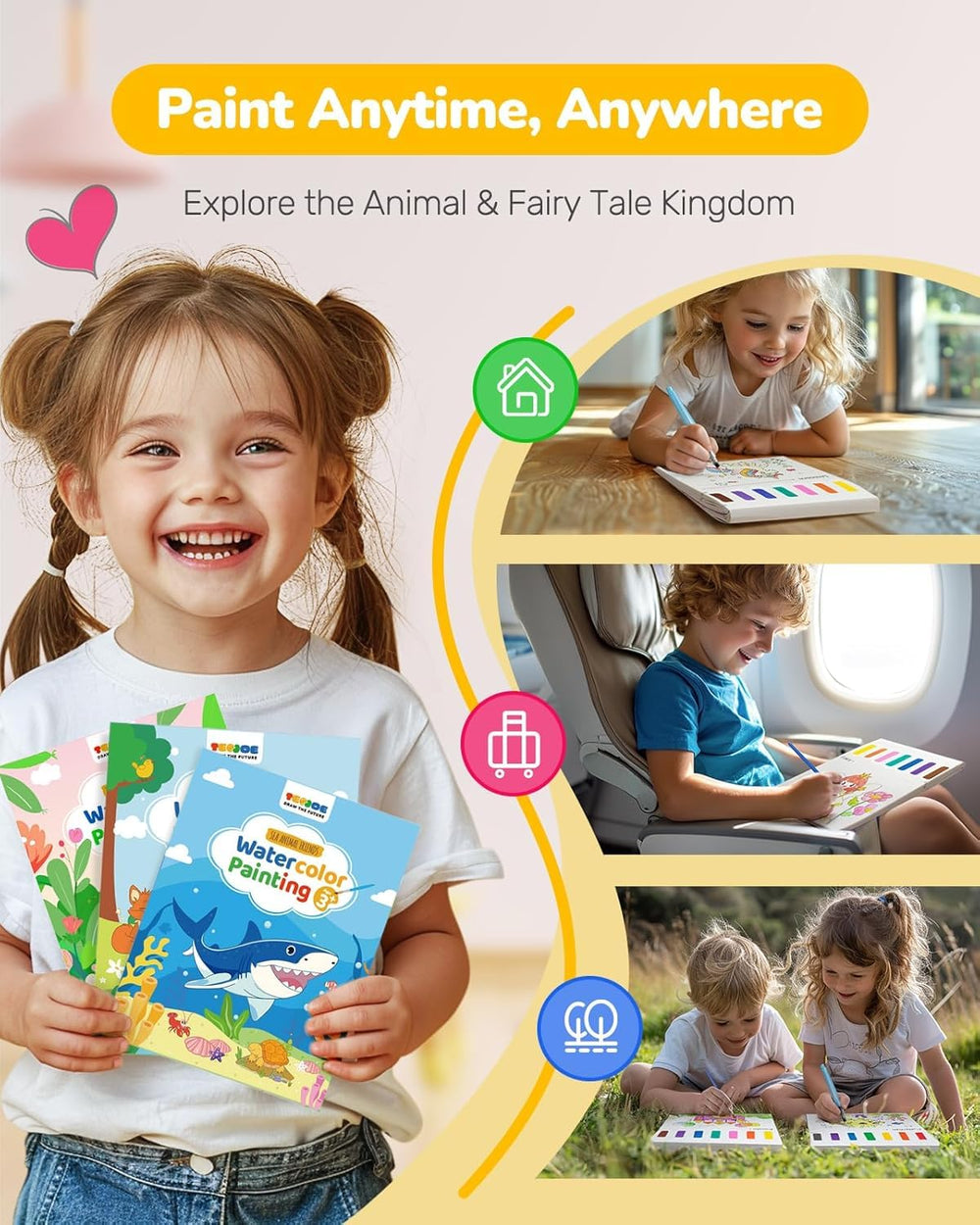 TECJOE princess page detail invites imaginative color play.