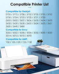 TECKKIN 65XL color ink cartridge for vibrant color accuracy