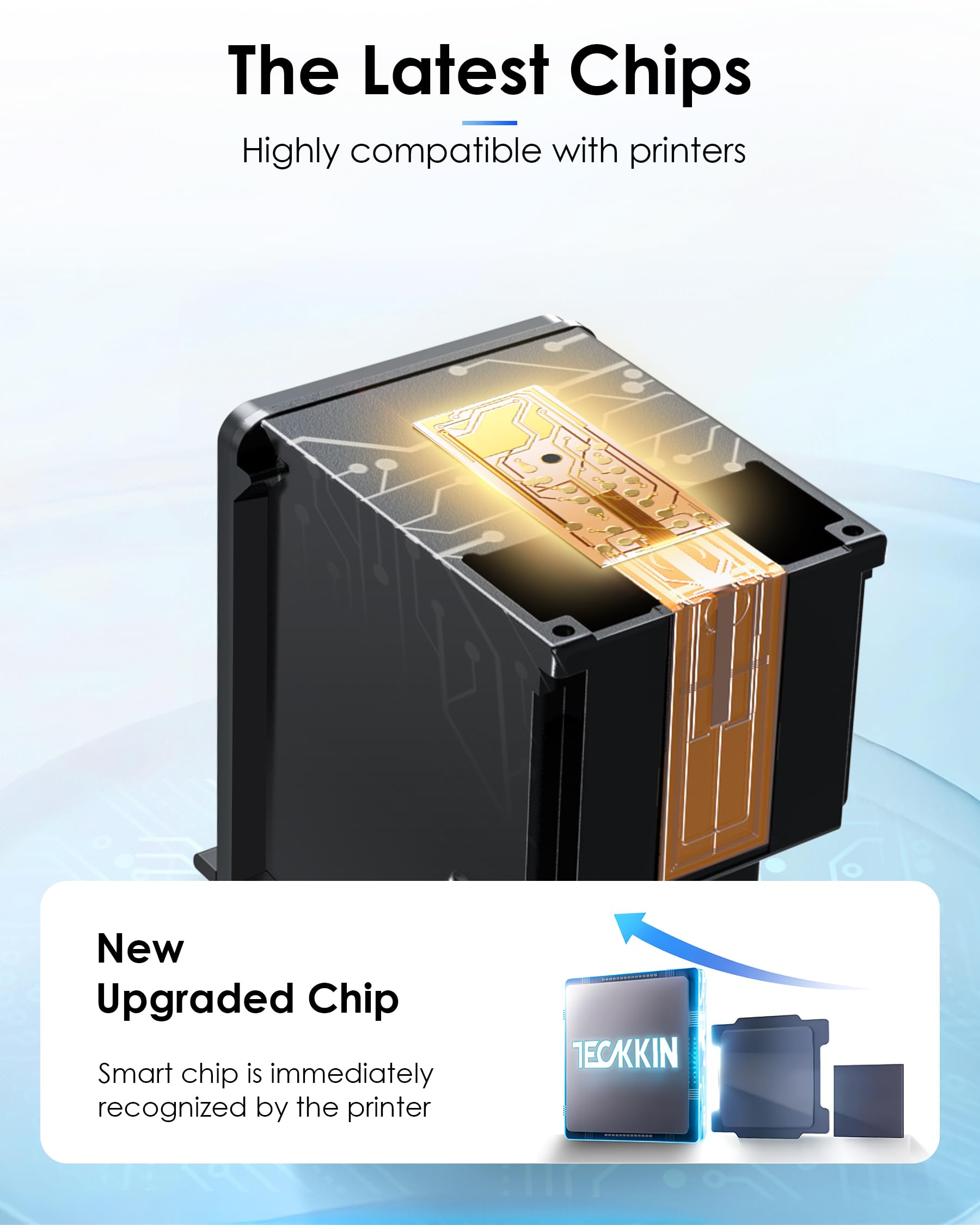 TECKKIN 67XL deskJet compatibility overview for HP models.