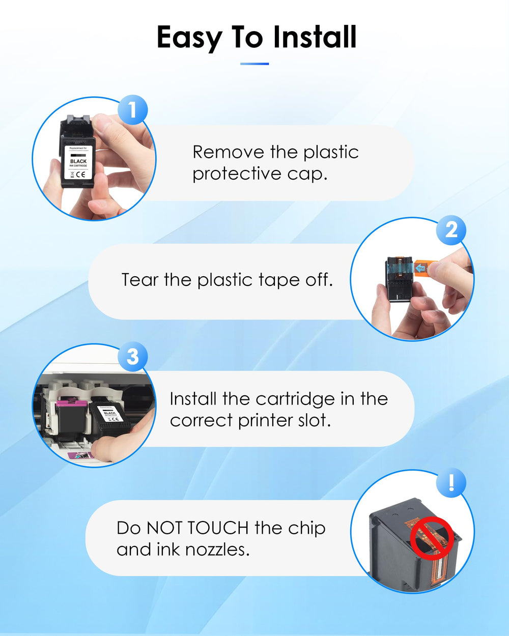 TECKKIN 65XL package includes user guide for setup