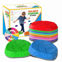 TECKMICO stepping stones with non-slip base for safe indoor and outdoor use.