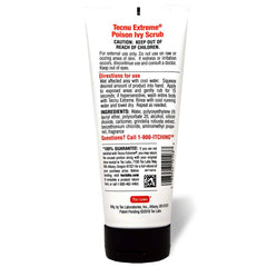 Tecnu Extreme being poured onto wet skin for oil removal