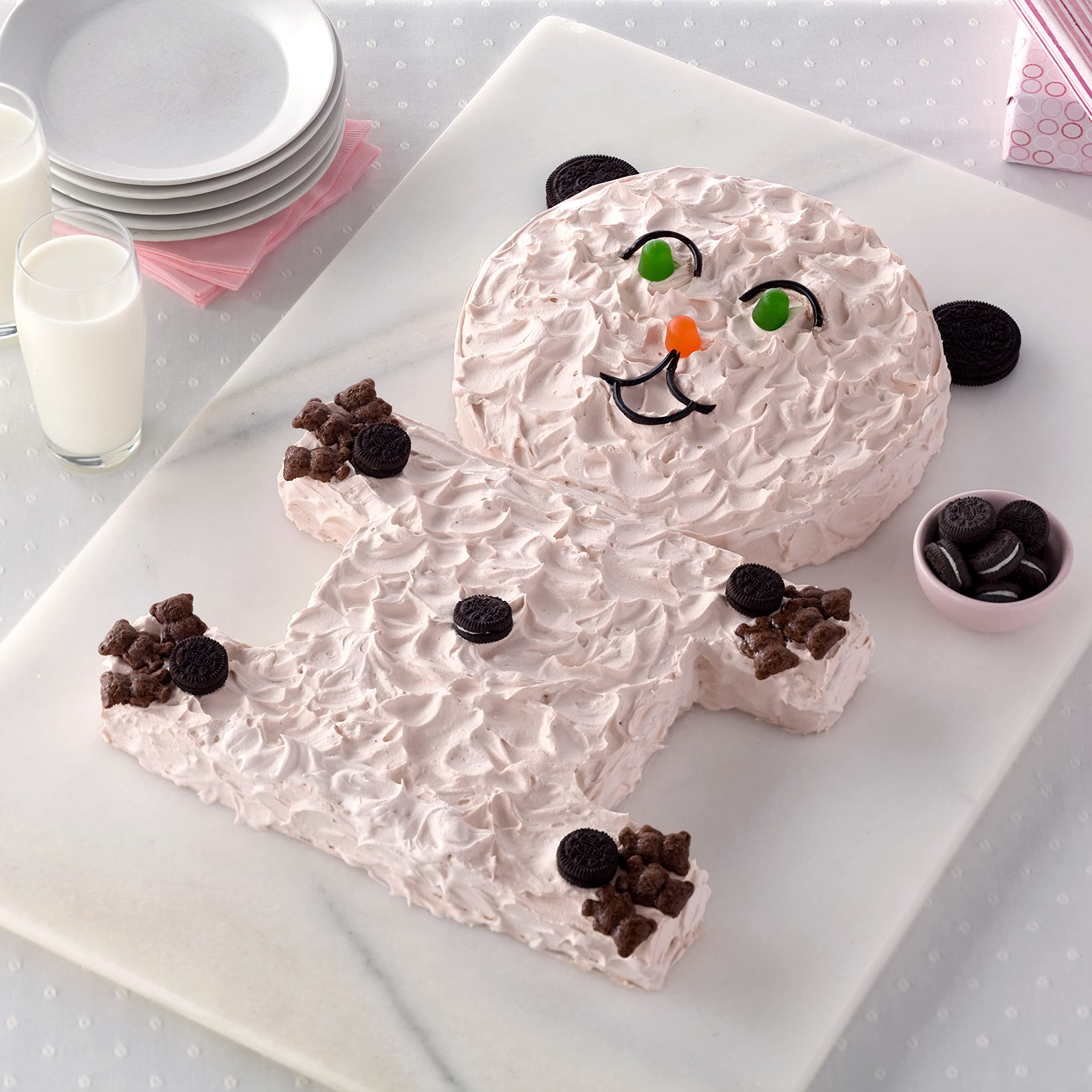 Teddy Grahams used as a dessert ingredient for quick chocolate treats.