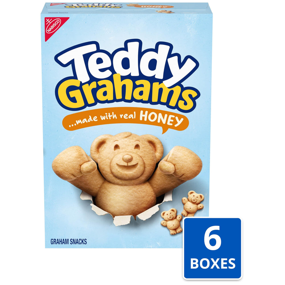 Teddy Grahams with a dipping sauce for quick, enjoyable snacks.