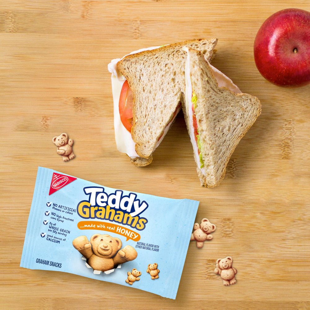 Teddy Grahams are ideal for on-the-go snacking.