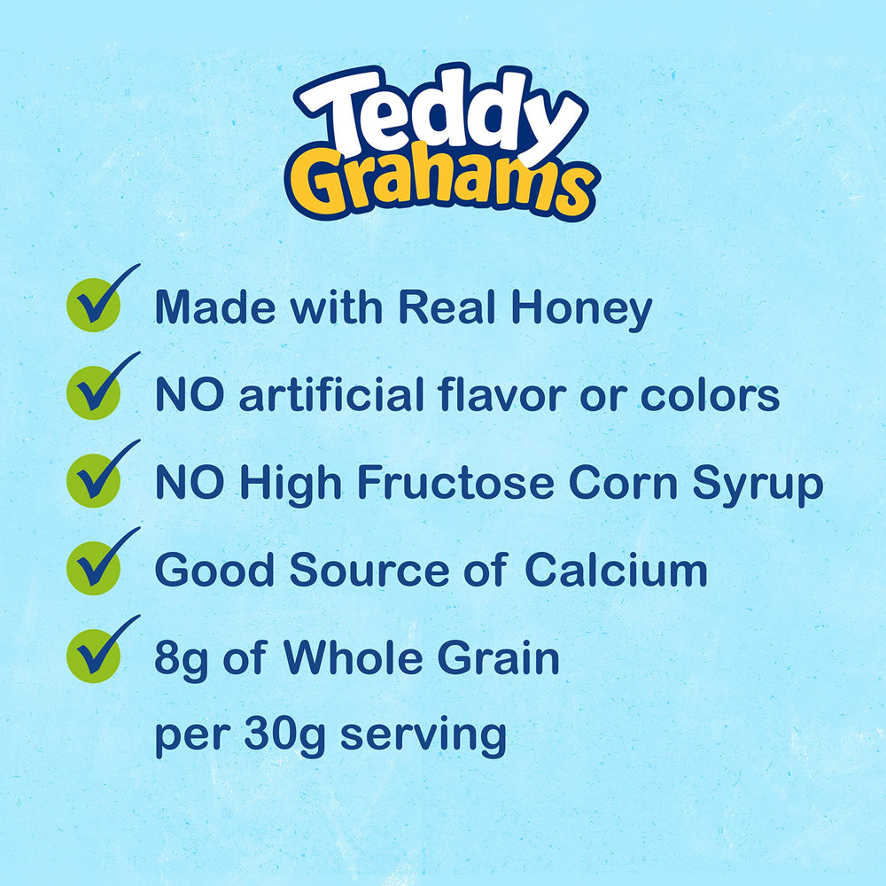 Teddy Grahams no artificial colors or flavors in the recipe.