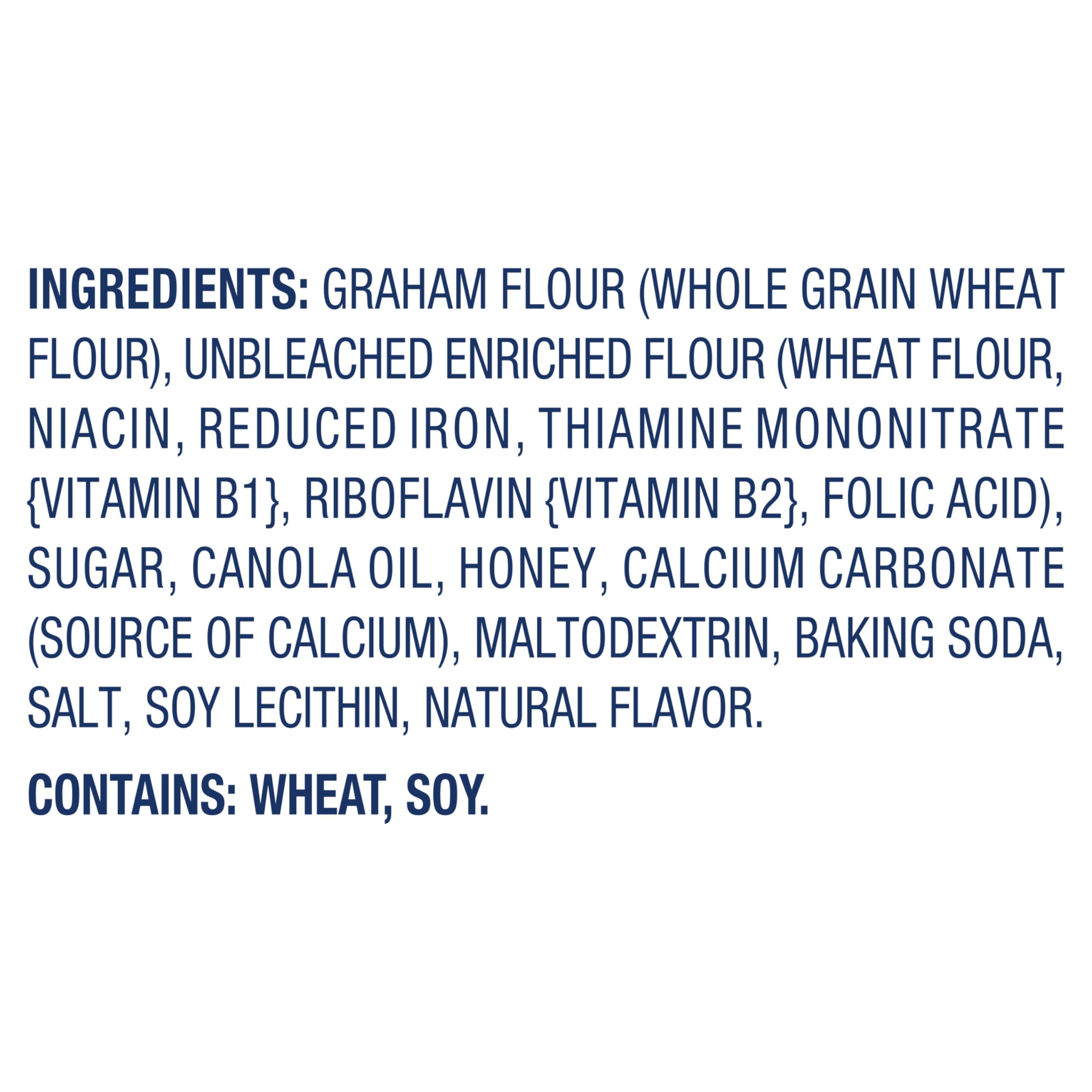 Teddy Grahams real honey flavor shown in a bite.