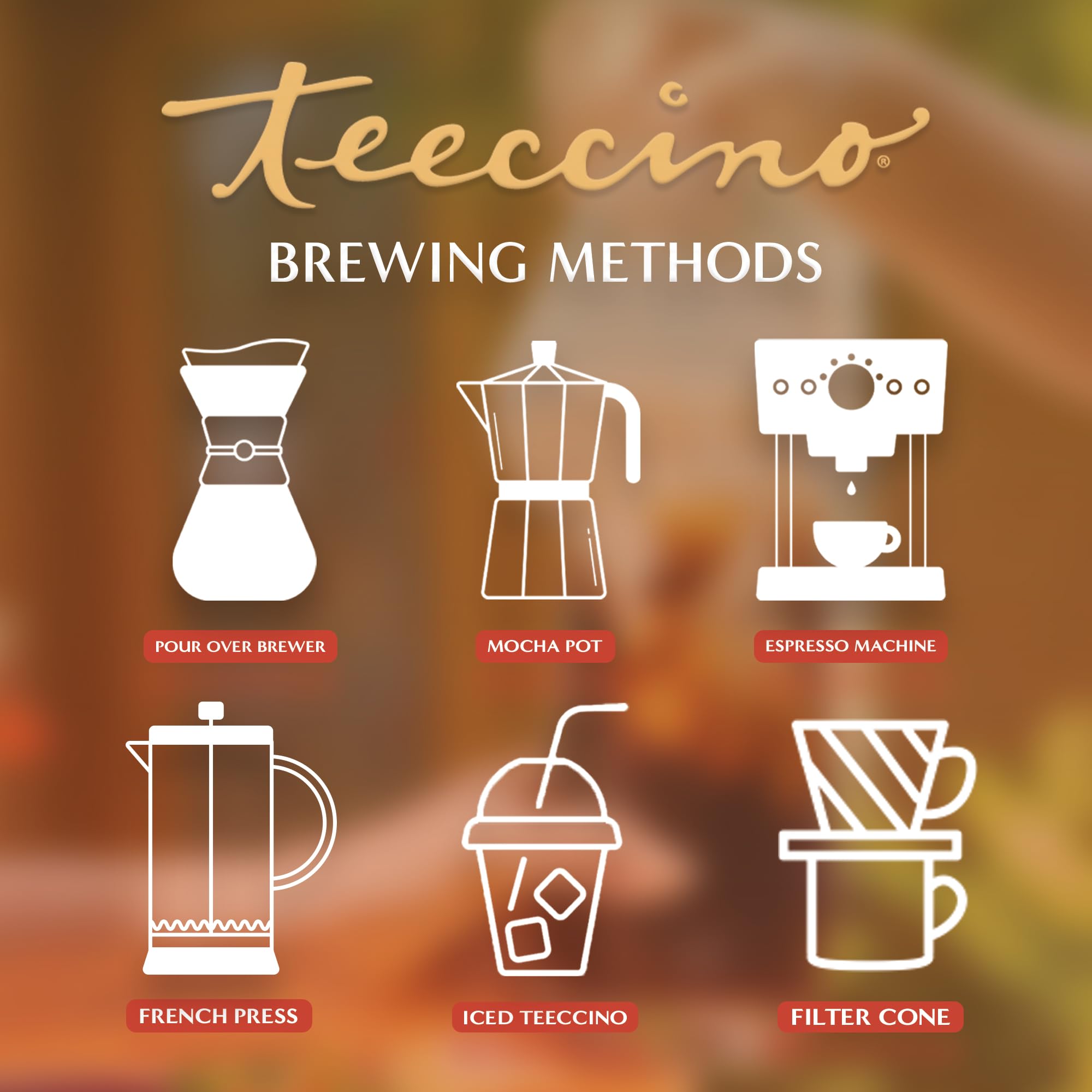 Teeccino Miraculous Mushrooms mushroom extracts offer high bio-availability for flavor.