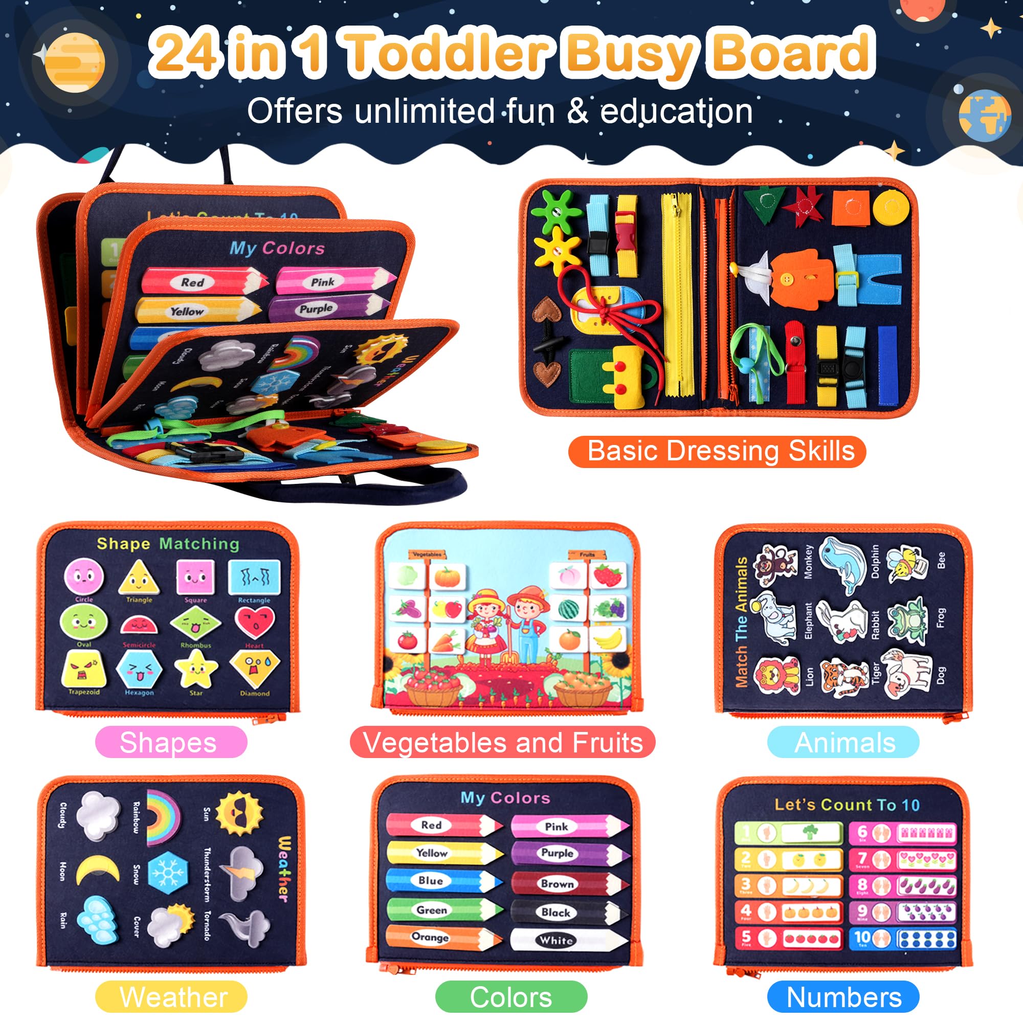 Teefrye Busy Board button tray enhances hand-eye coordination with tactile practice