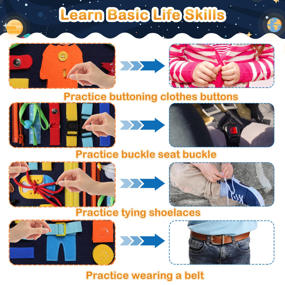 Teefrye Busy Board color matching activity boosts early learning through touch