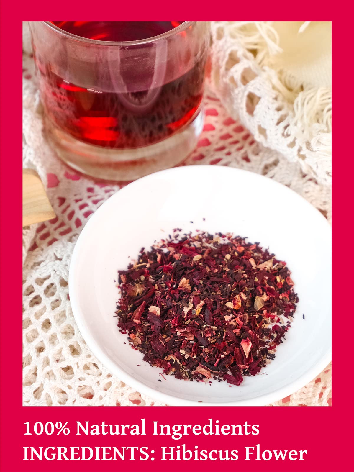 Hot brew: Teelux Hibiscus delivers tart, fragrant cup.