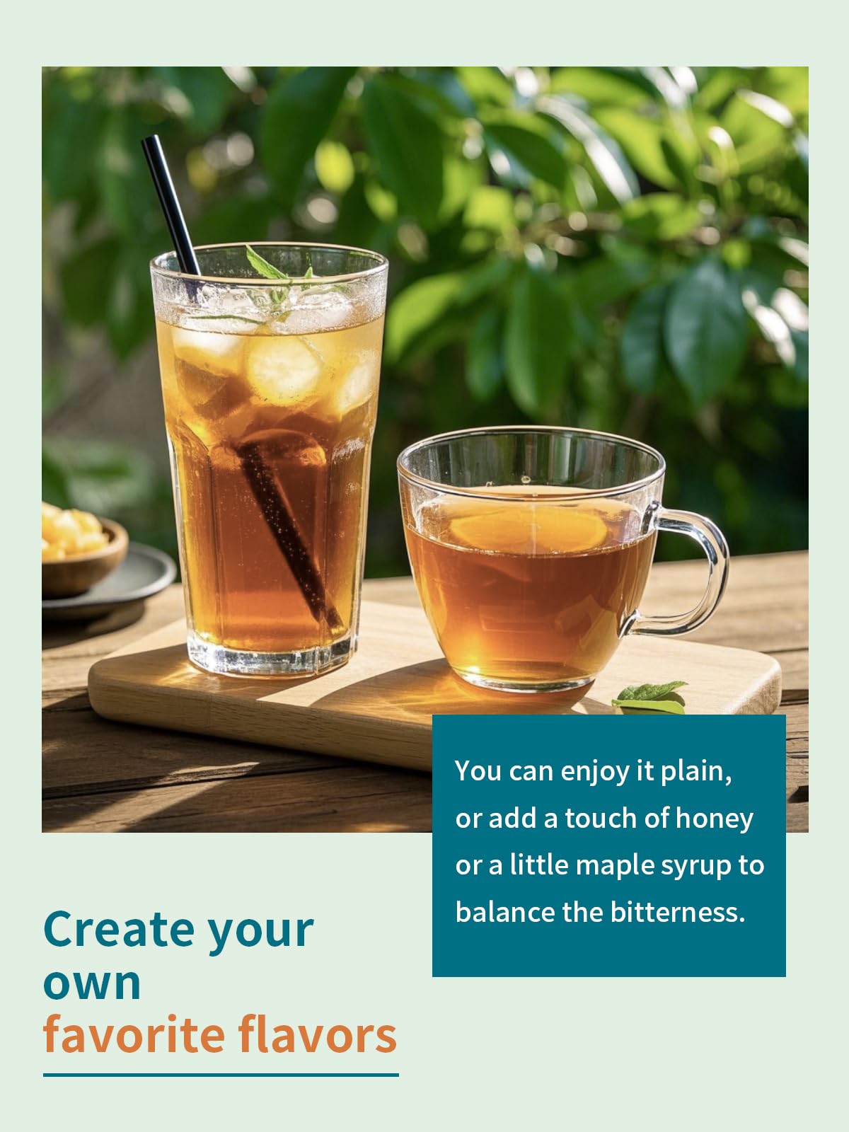 TeeLux Lemon Balm Tea Bags on a shelf display for natural wellness option.