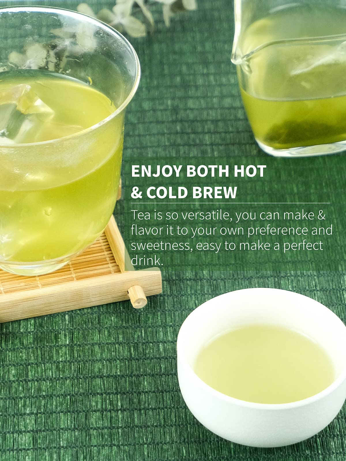 TeeLux biodegradable corn fiber bags support eco-conscious tea moments.