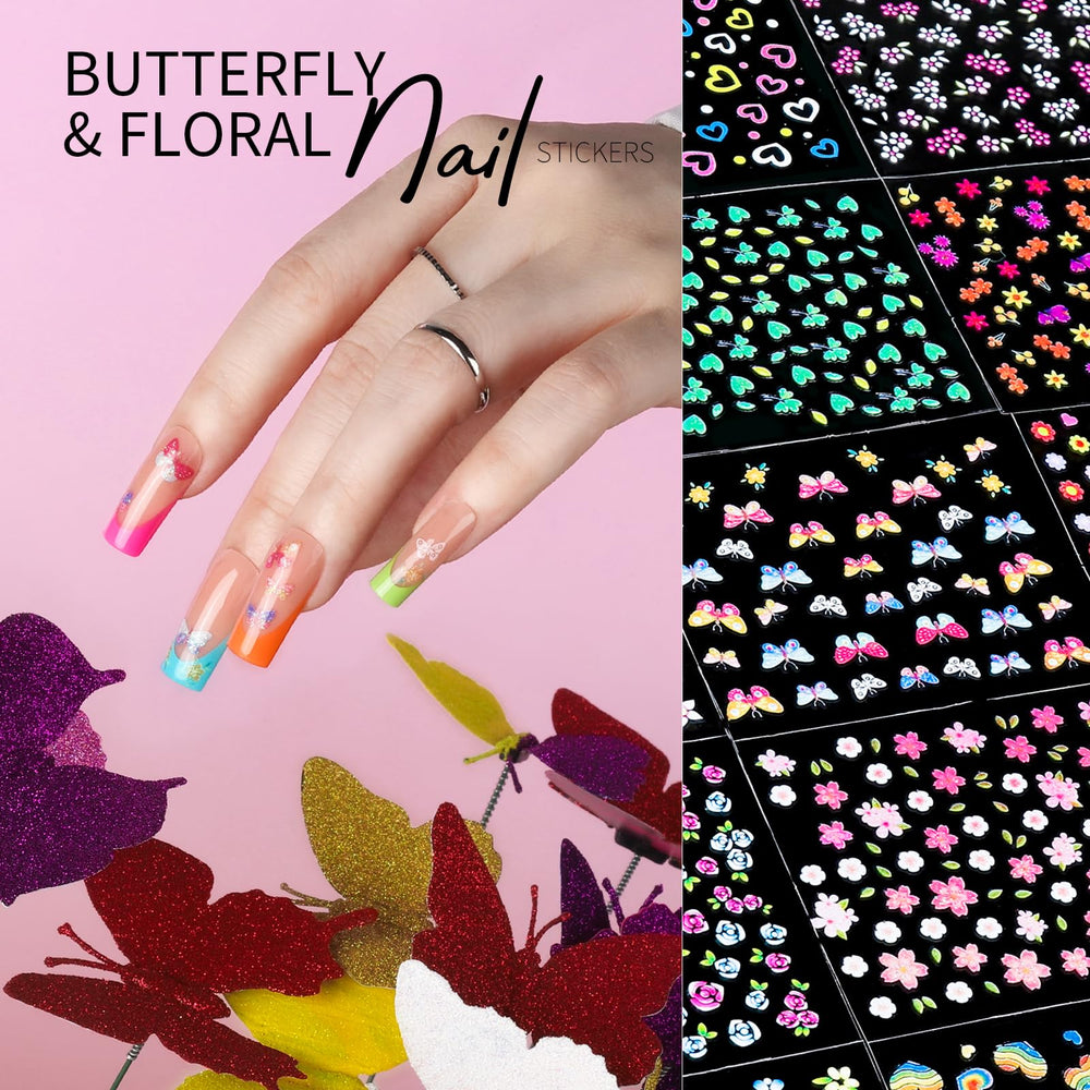 Teenitor bowknot star cross decals for versatile nail design