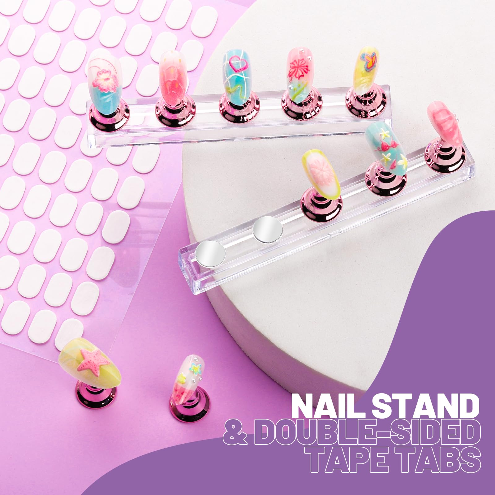 Teenitor acrylic brush holder keeps tools organized and accessible.