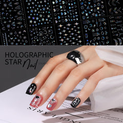 Teenitor Aurora nail stickers geometric lines for modern nails