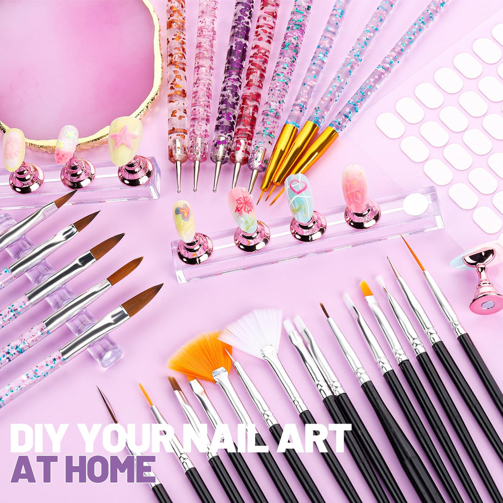 Teenitor DIY nail art kit promotes organized, creative at-home projects.