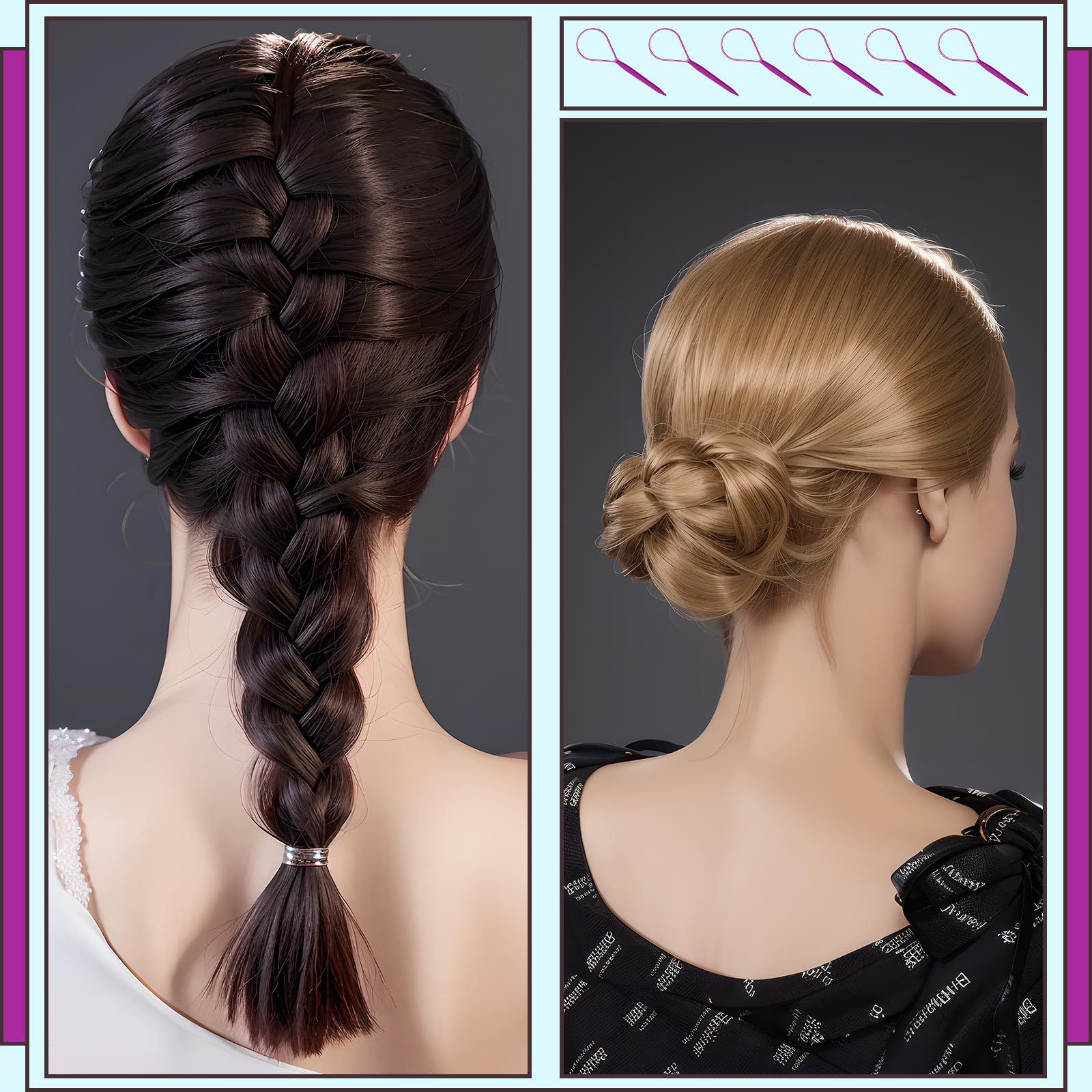 Teenitor easy-to-use pull-through tool enables quick, polished looks.
