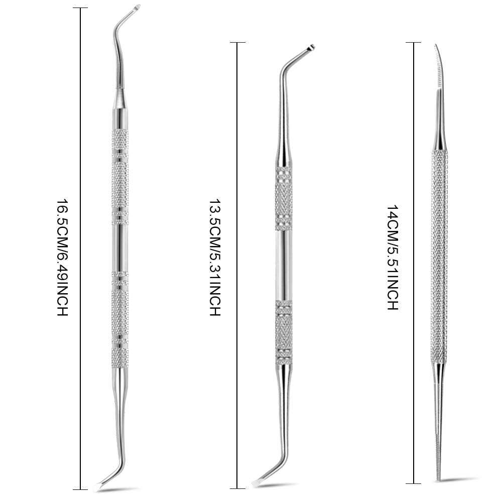 Teenitor ingrown toenail lifter angled to lift corners for easier removal.