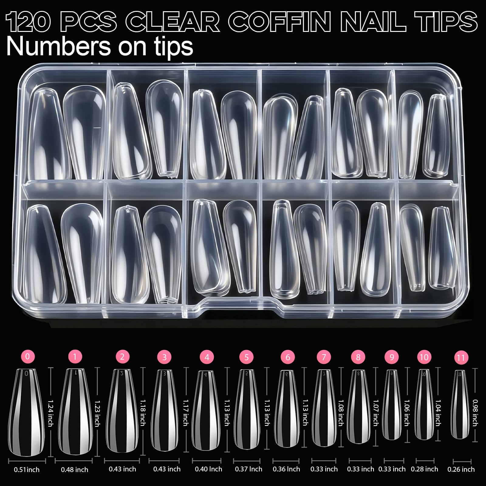 Teenitor nail charms and gems box provides vibrant accents for unique nail art.