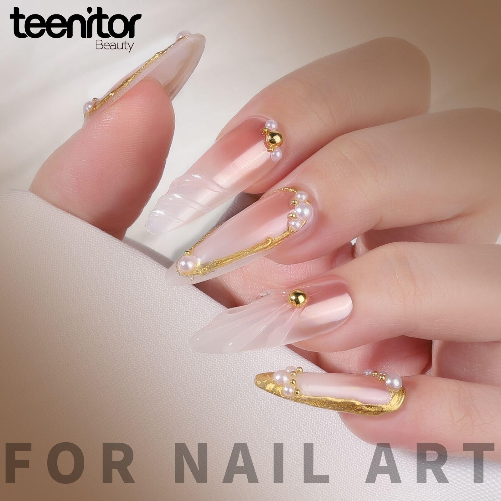 Teenitor nail decor bundle box for complete manicure options