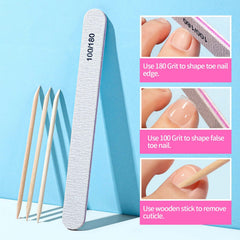 Teenitor 100/180 grit nail file for shaping and buffing.